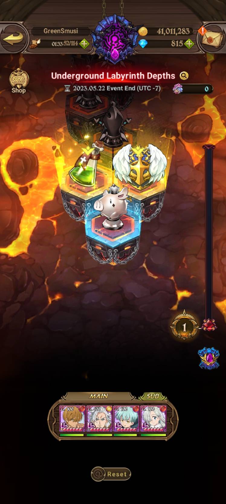 S4 Labyrinth Guide/Help - The Seven Deadly Sins: Grand Cross
