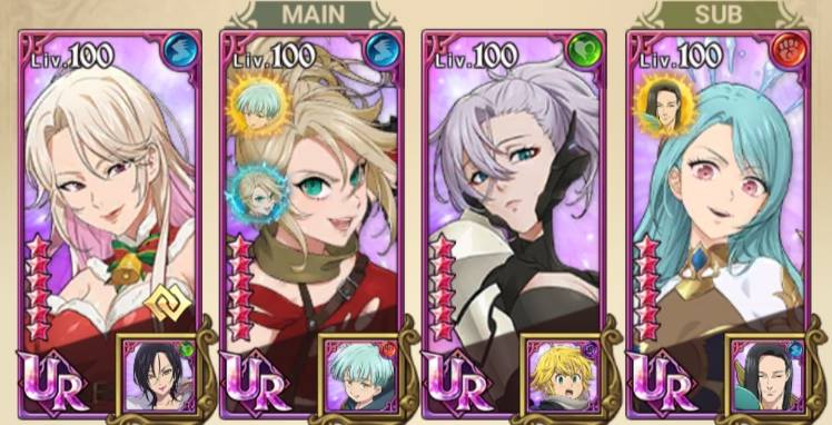Roxy team ♤♡ ♧ - The Seven Deadly Sins: Grand Cross