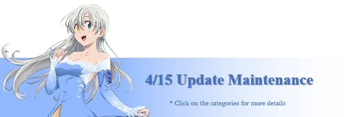 Update] 4/15 Maintenance & Event Notice (Updated 4/15 2:13 AM PDT