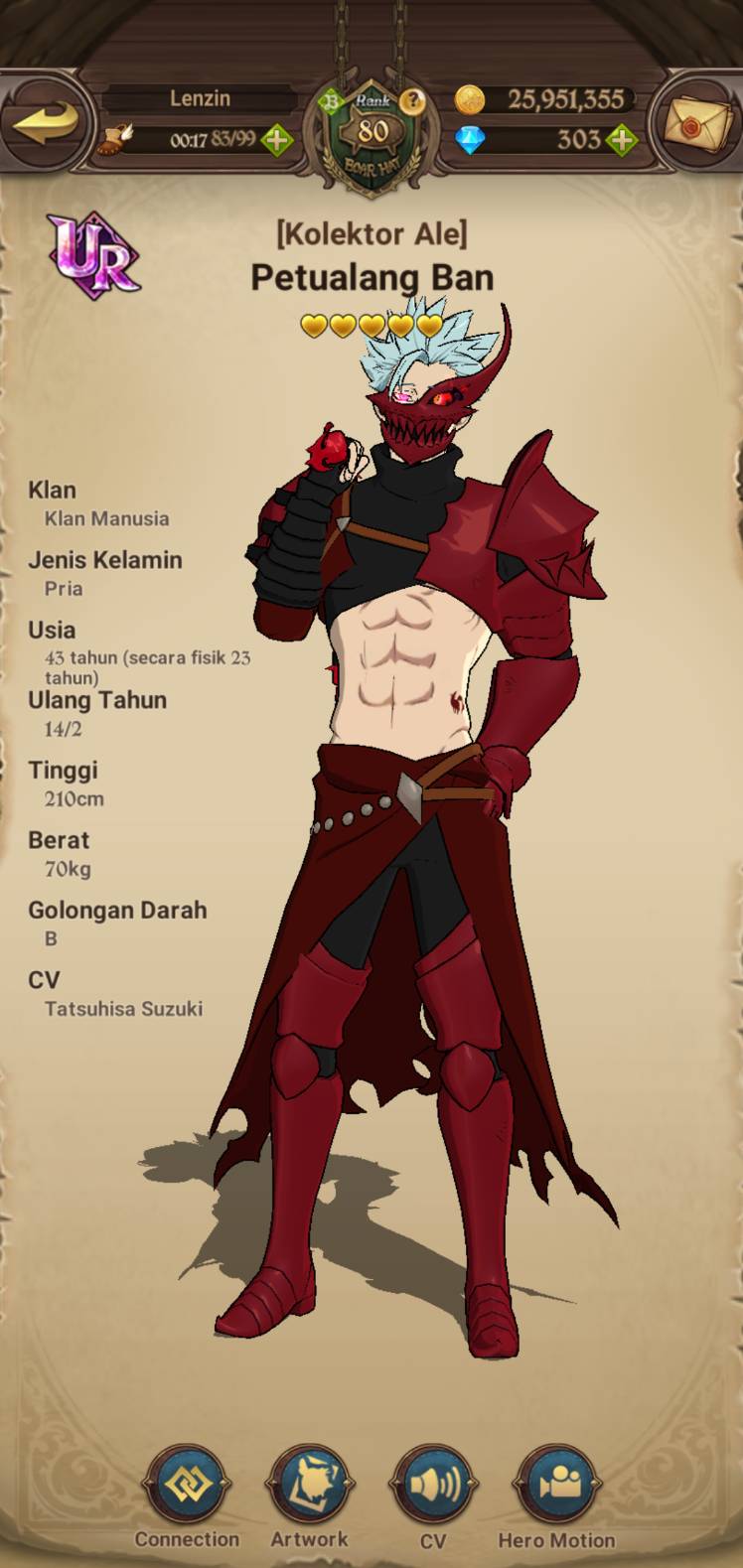 Final Ban Costum - The Seven Deadly Sins: Grand Cross