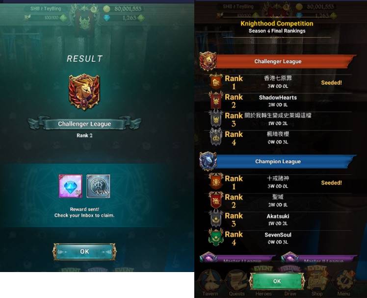 影之心 亞洲第一英語騎士團 歡迎華僑同胞 七大罪 光與暗之交戰