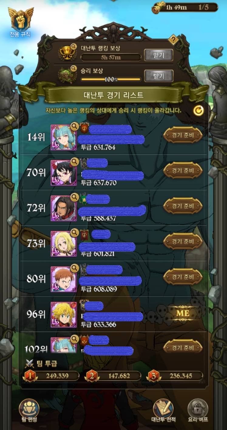 대난투?! 칠린이 너도 할! 수! 있어~! - 일곱 개의 대죄: GRAND CROSS