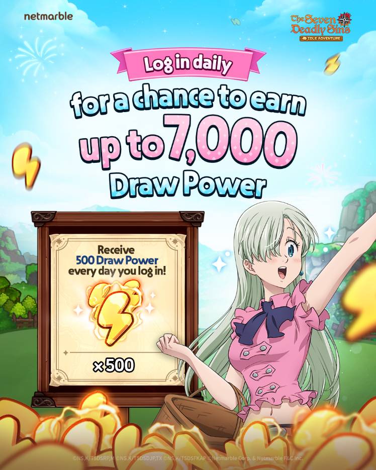Together with in 2026!⚡ 7,000 Draw Power Giveaway Event - The Seven ...