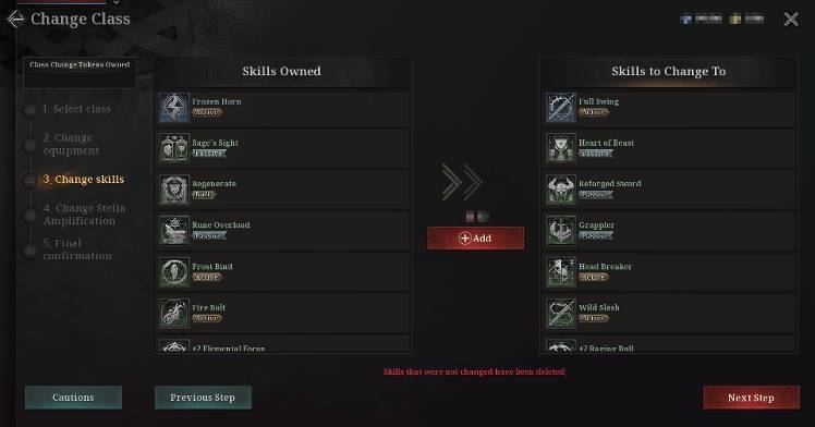 Class Change: Season 8 Details - RAVEN2