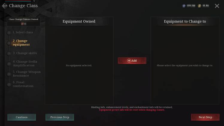 Class Change: Season 9 Details - RAVEN2