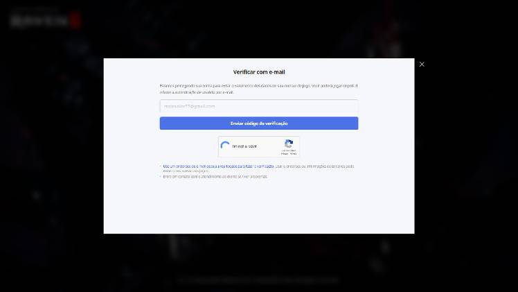 Raven 2 blocked by a reCAPTCHA - RAVEN2