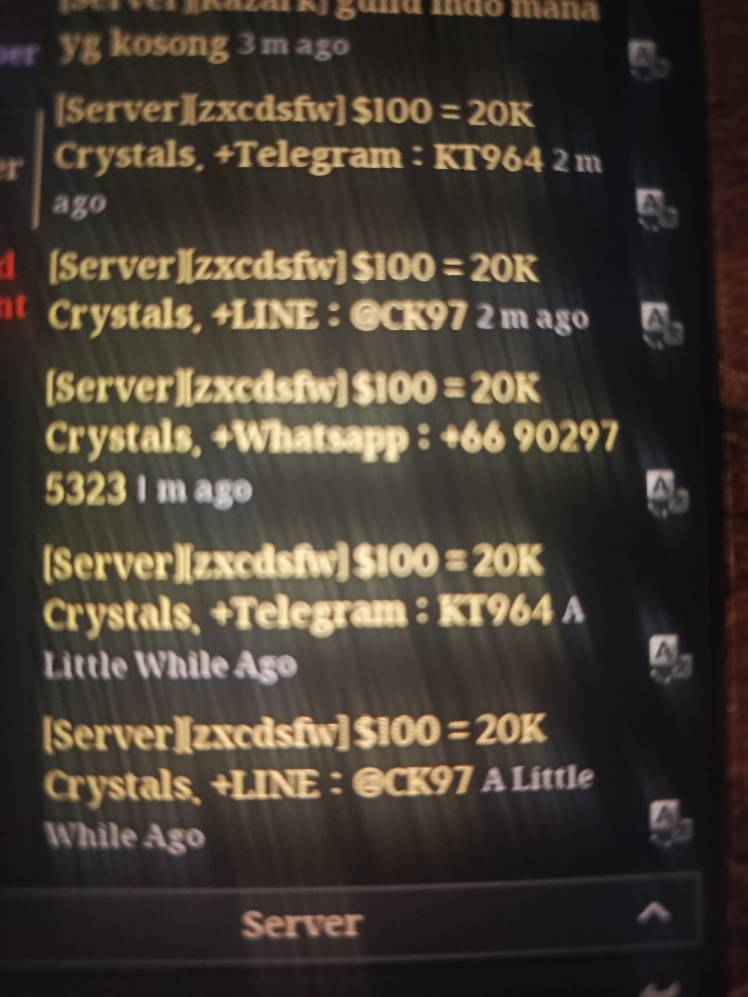Ban this player for disrupting server chat and disheartening players ...