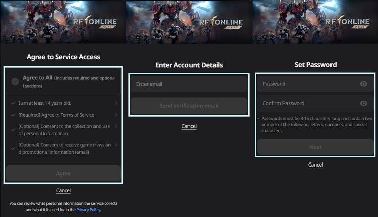 Netmarble ID Sign-up Guide and Precautions - RF ONLINE NEXT