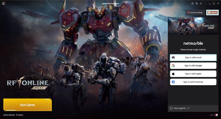 Netmarble ID Sign-up Guide and Precautions - RF ONLINE NEXT