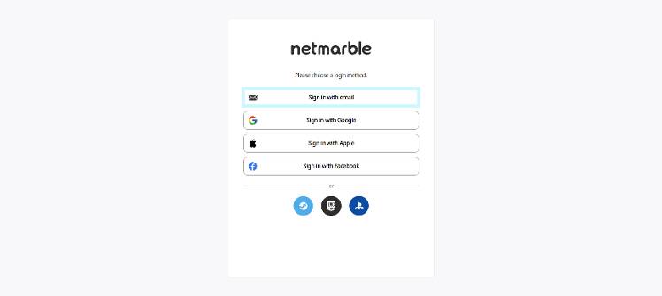 Netmarble ID Sign-up Guide and Precautions - RF ONLINE NEXT