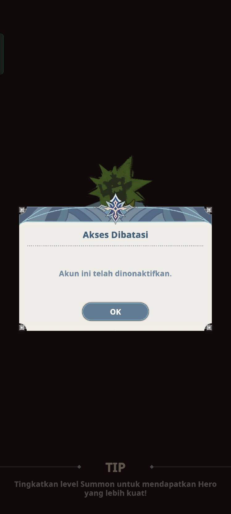 Ini kenapa ya kok akses dibatasi seven knights idle adventure