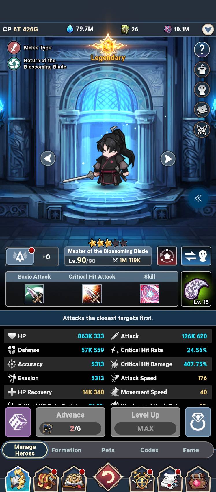 ROTBB Hero Level Up Screenshot #2 - Seven Knights Idle Adventure