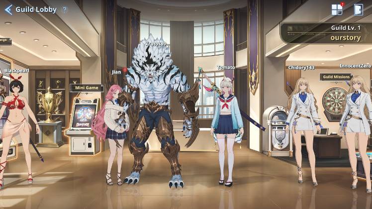 Guild lobby visual issue - Solo Leveling:ARISE
