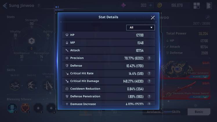 crit hit rate question - Solo Leveling:ARISE