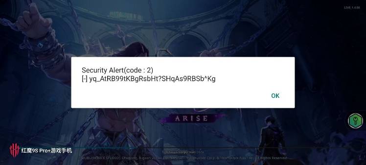 Security Alert (code: 2) - Solo Leveling:ARISE