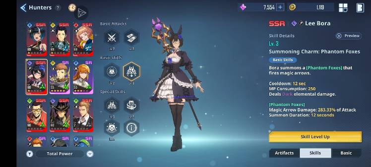 Lee Bora serious skill bug - Solo Leveling:ARISE