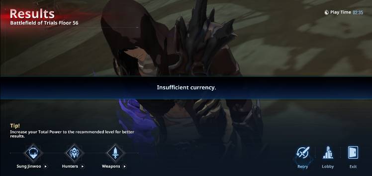 Spare change for a life pls sir 🙏🏼 - Solo Leveling:ARISE