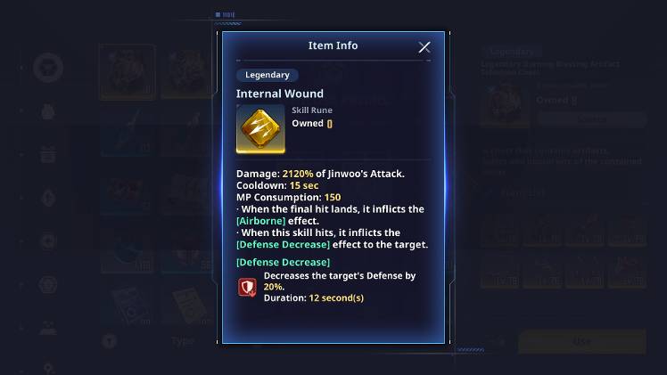 Getting a New Legendary Rune from he Rune chest vol. 1 from advancing ...