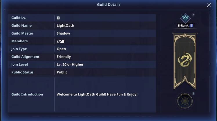 Recruit Guild Member - Solo Leveling:ARISE