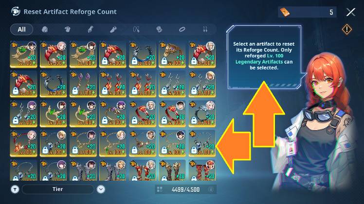 Reforge Count Reset Event, how to use!!?? - Solo Leveling:ARISE