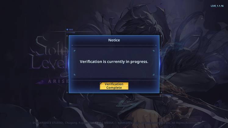 Log In Problem - Solo Leveling:ARISE