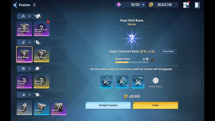 Broken Rune Fusion System; - Solo Leveling:ARISE