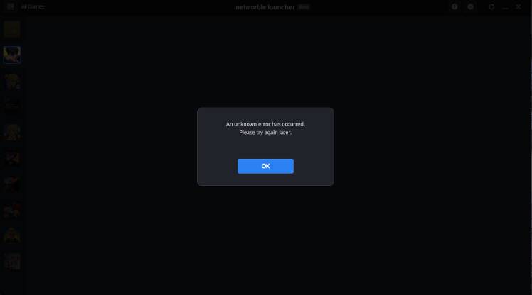 issue in netmarble launcher - Solo Leveling:ARISE