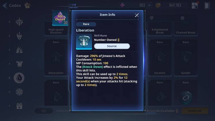 skill rune bug - Solo Leveling:ARISE