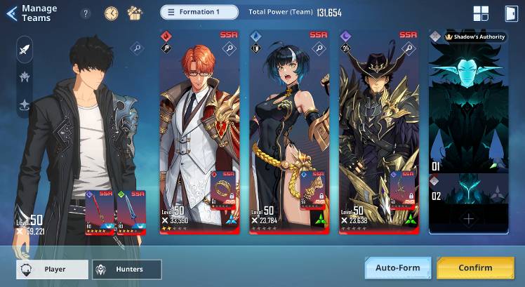 my team - Solo Leveling:ARISE