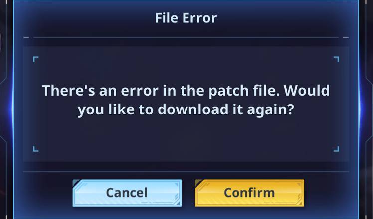 Having patch file download error in my Chromebook. - Solo Leveling:ARISE