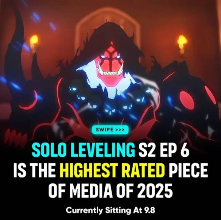 Solo leveling s2 ep6 is currently highest rated Solo LevelingARISE