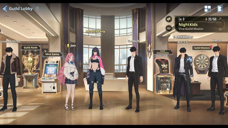 I invite you to the guild NightKids (guild level 3) - Solo Leveling:ARISE
