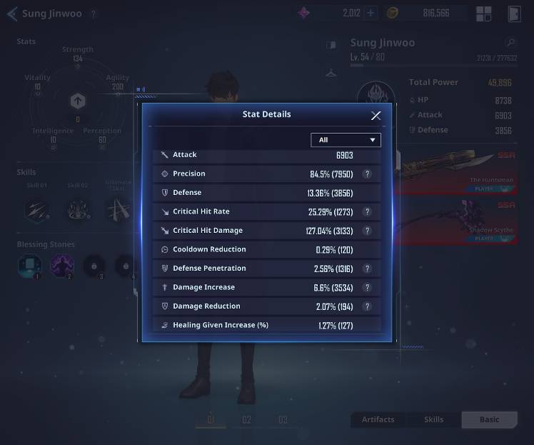Which stat distribution better? - Solo Leveling:ARISE