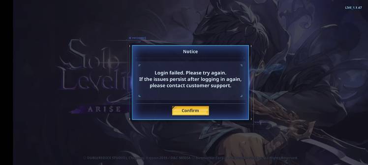 I can't enter the game 16th August 2024 my name WALIDㅤ亗 ...